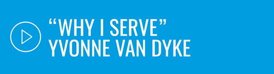 Video: Why I serve: Yvonne VAn Dyke